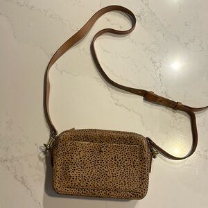 Madewell Camera Bag Animal Print